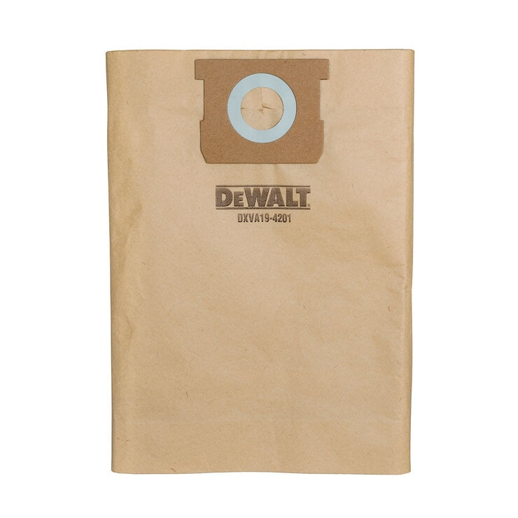 DEWALT vacuum filter bags 3-pack, imported from the UK