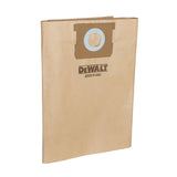 DEWALT vacuum filter bags 3-pack, imported from the UK