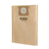 DEWALT vacuum filter bags 3-pack, imported from the UK