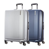 Samsonite Amplitude Large Hardside Suitcase in Silver and Navy (British brand)