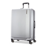 Samsonite Amplitude Large Hardside Suitcase in Silver and Navy