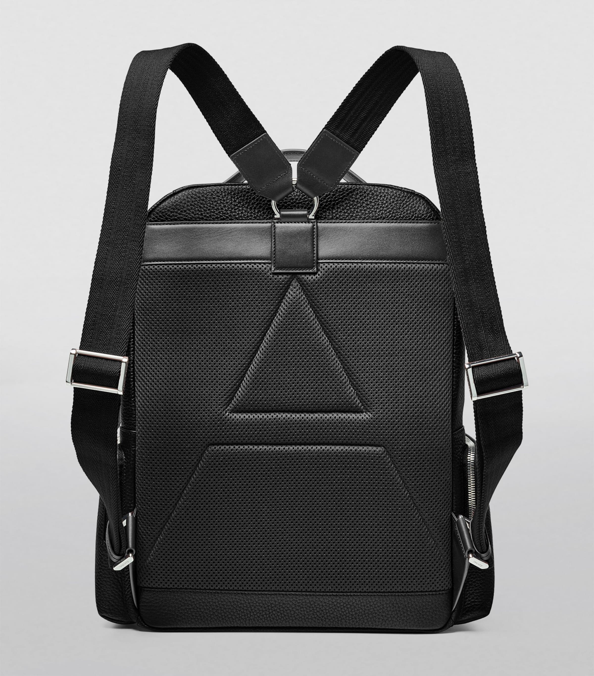 Aspinal London Pebble Leather Reporter Backpack, imported from the UK