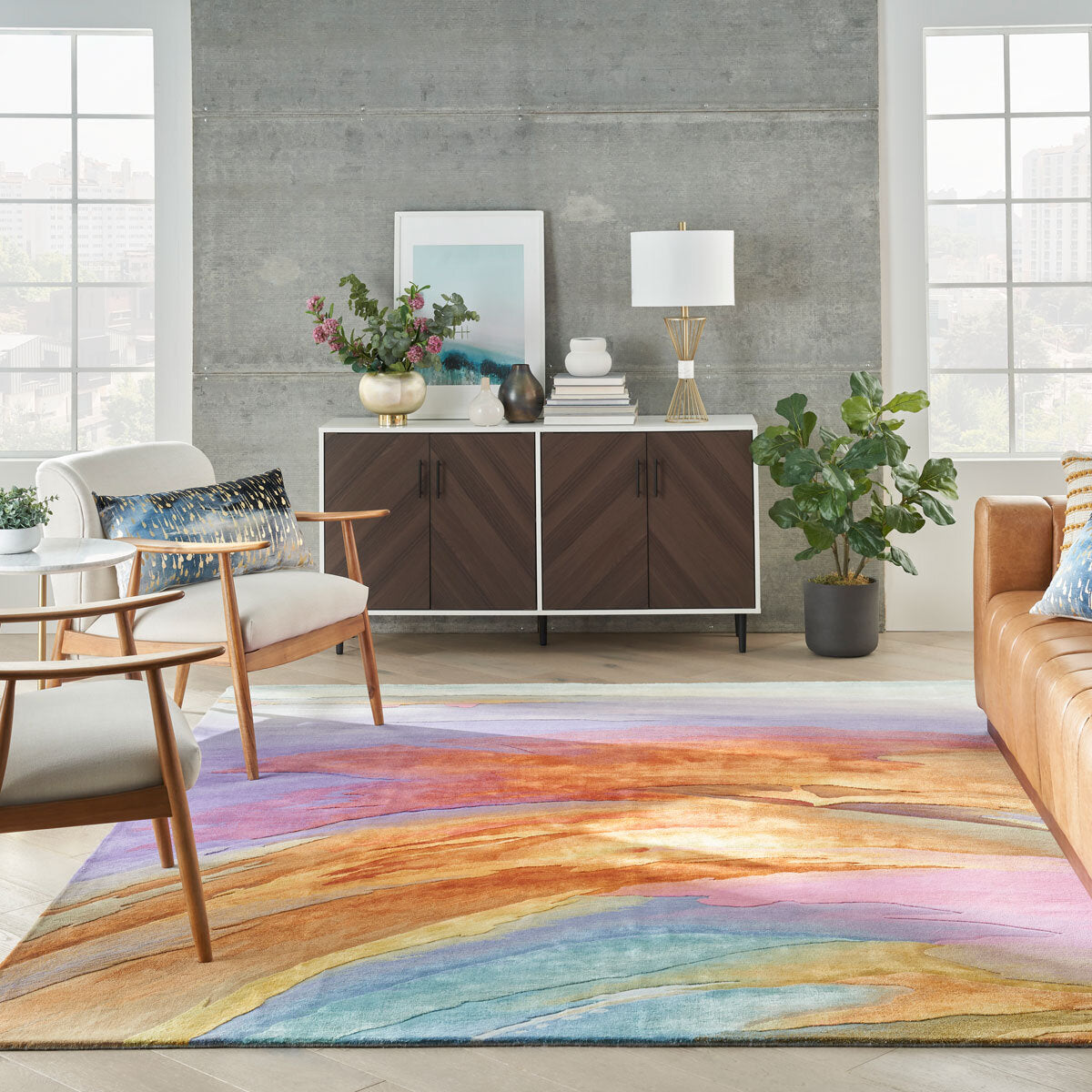 Prismatic Ombre Rug in 3 Sizes GOODS Costco UK