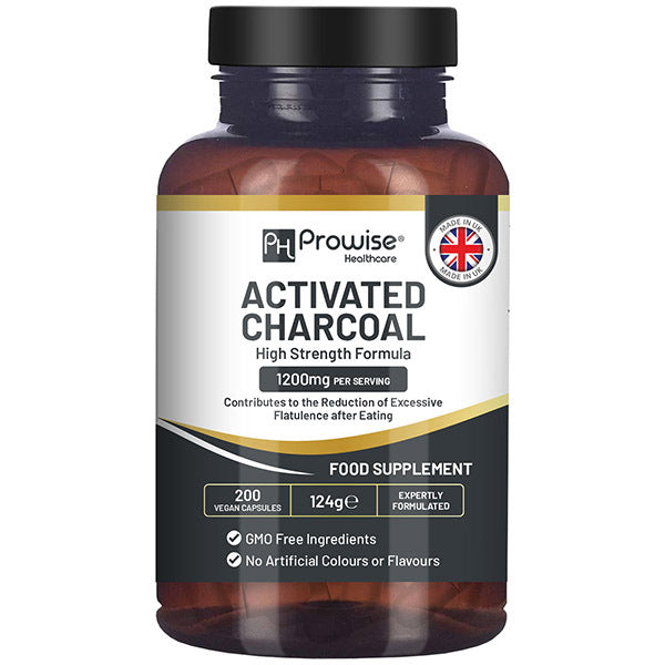 Prowise Activated Charcoal 1200mg | 200 Vegan Capsules GOODS Superdrug   