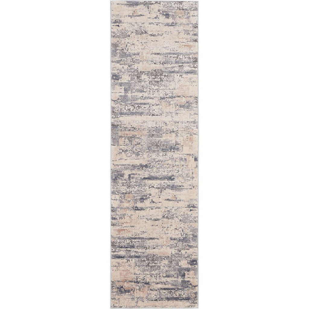 Rustic Textures Rustic Beige & Grey Runner, 66 x 236 cm