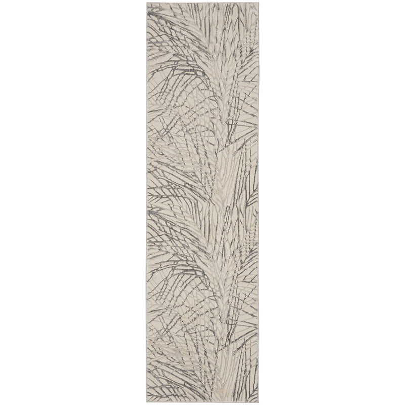 Nourison Ivory Grey runner rug 66 x 236 cm, imported from the UK