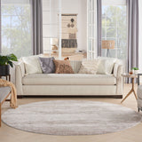 Rustic Textures Blended Beige Circle Rug, 160cm GOODS Costco UK