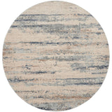 Rustic Textures Rustic Beige & Grey Circle Rug, 160cm GOODS Costco UK