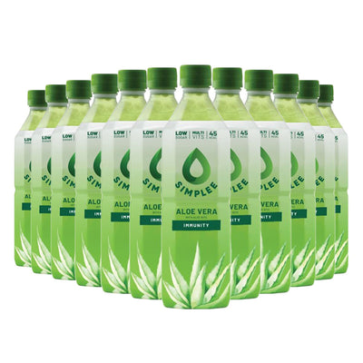 Simplee Aloe Vera Drink With Bits Boisson santé 12 x 500 ml