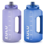 Zulu Motivational 1.8L Water Bottles 2 Pack in 2 Colours