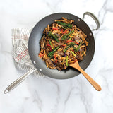 Nordic Ware Aluminium Wok with Stainless Steel Handle 355cm