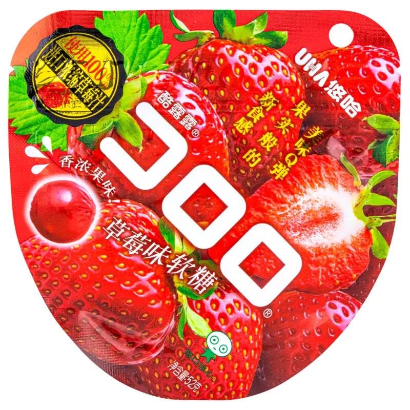 UHA Kororo strawberry soft candy (British brand)