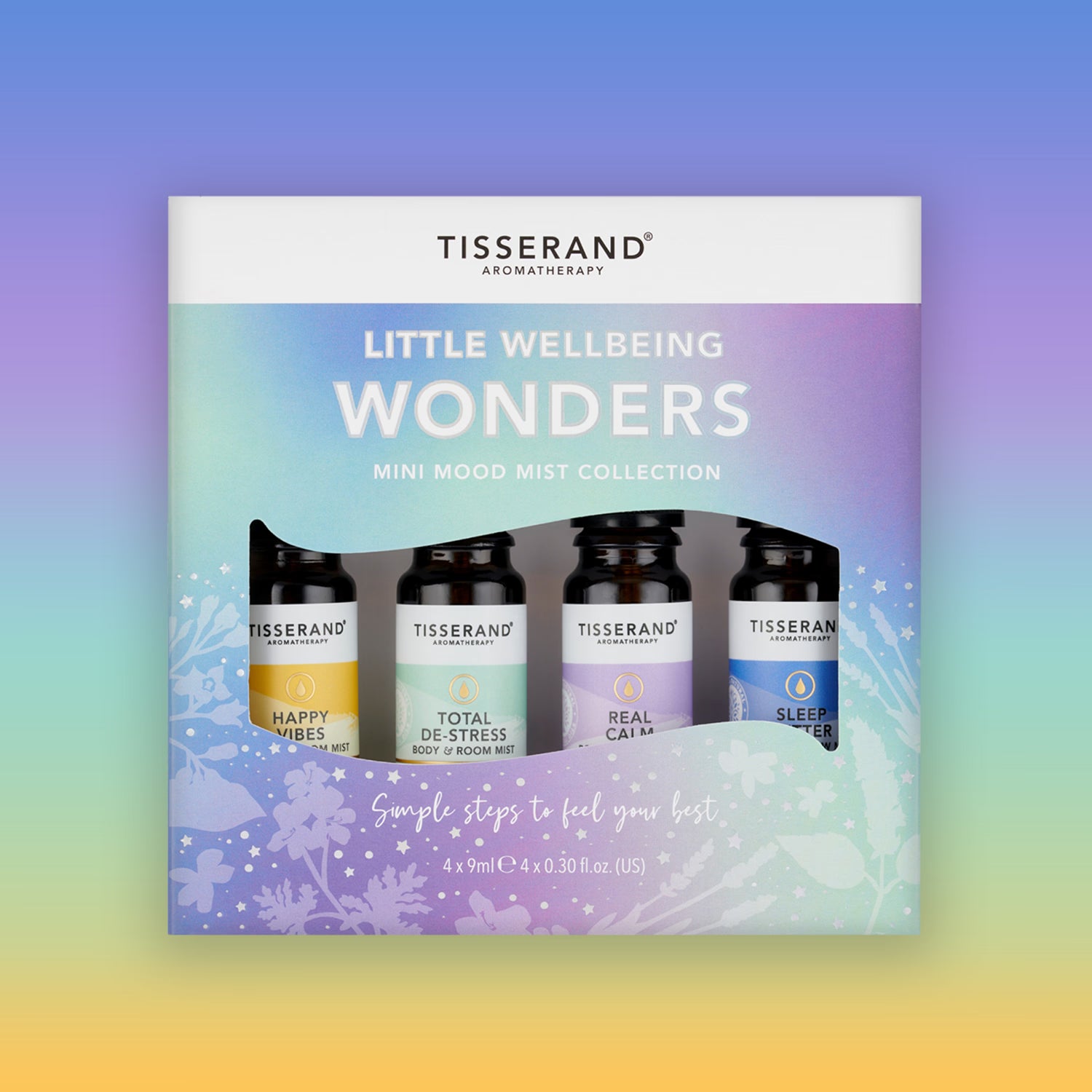 Little Wellbeing Wonders mini mist collection gift set, imported from the UK