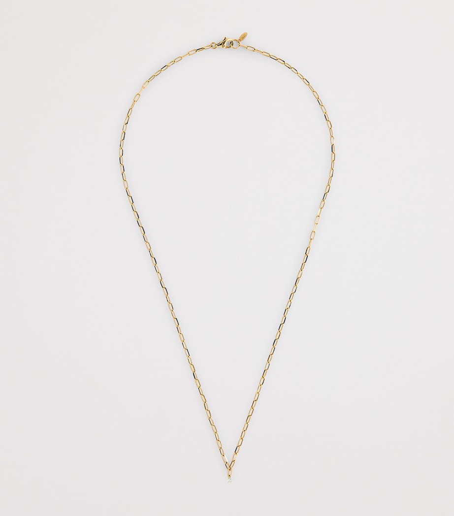 Persée yellow gold diamond Danaé necklace, imported from the UK