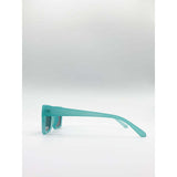 SVNX square matte crystal frame sunglasses one size, imported from the UK