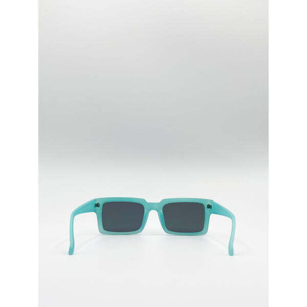 SVNX square matte crystal frame sunglasses one size, imported from the UK