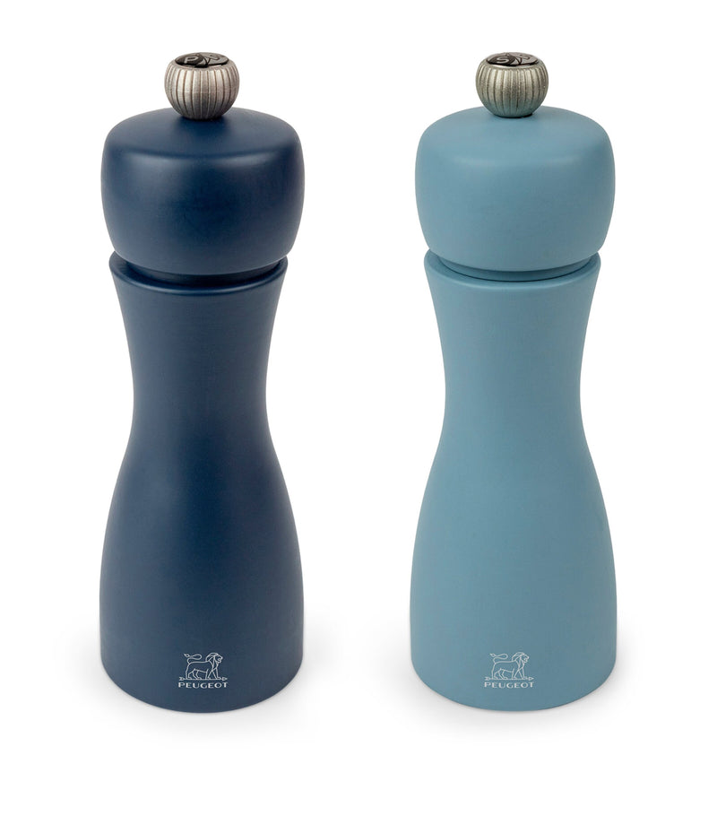 Peugeot Tahiti salt and pepper mill set, imported from the UK