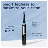 Oral-B iO3 Matt Black Electric Toothbrush with Travel Case GOODS Superdrug   