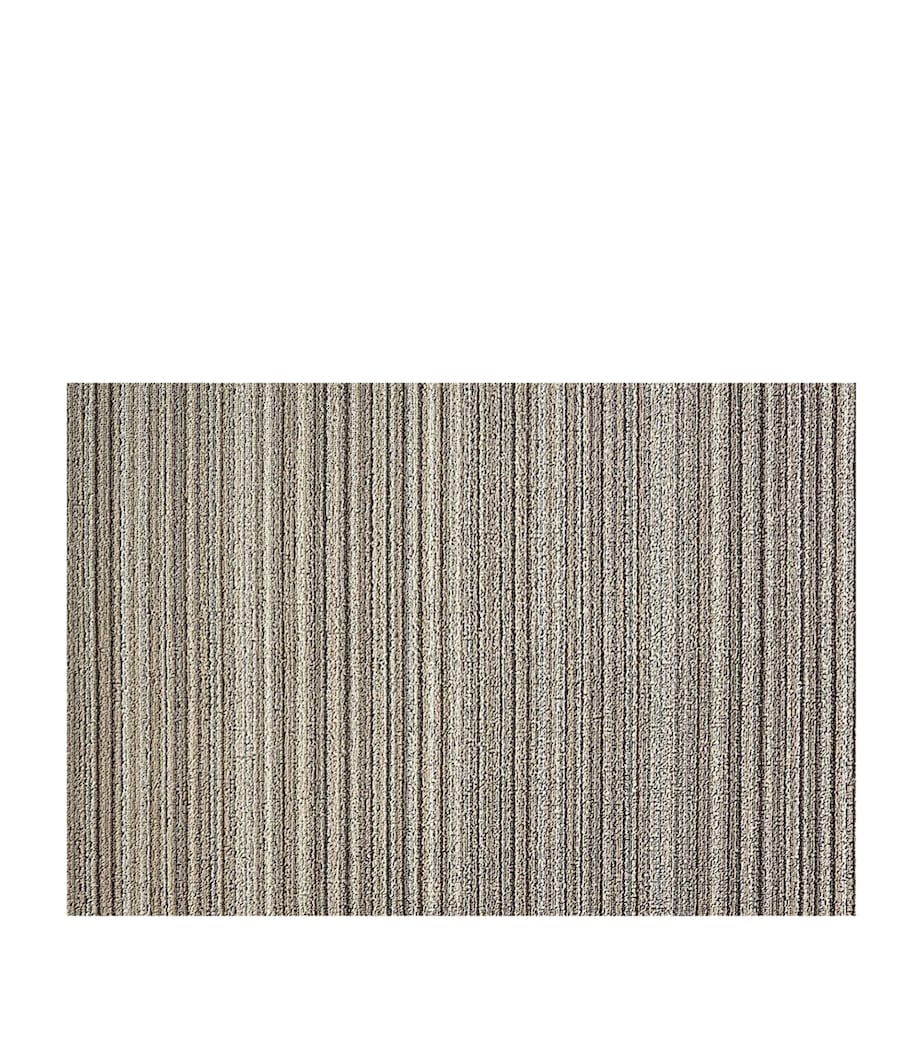 Chilewich Skinny Stripe Shag doormat 46cm x 71cm - British product