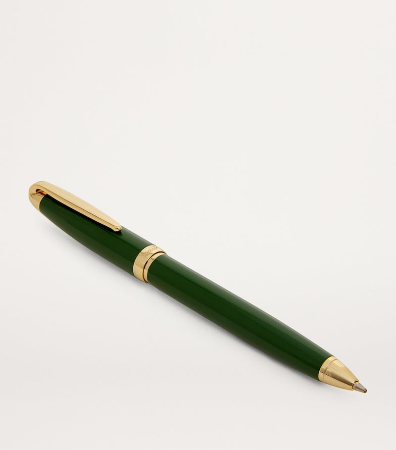 Harrods ballpoint pen with presentation box and velvet pouch, UK version