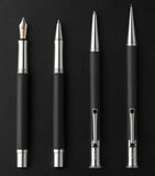 Graf von Faber-Castell ballpoint pen with wood and platinum-plated finish, UK version
