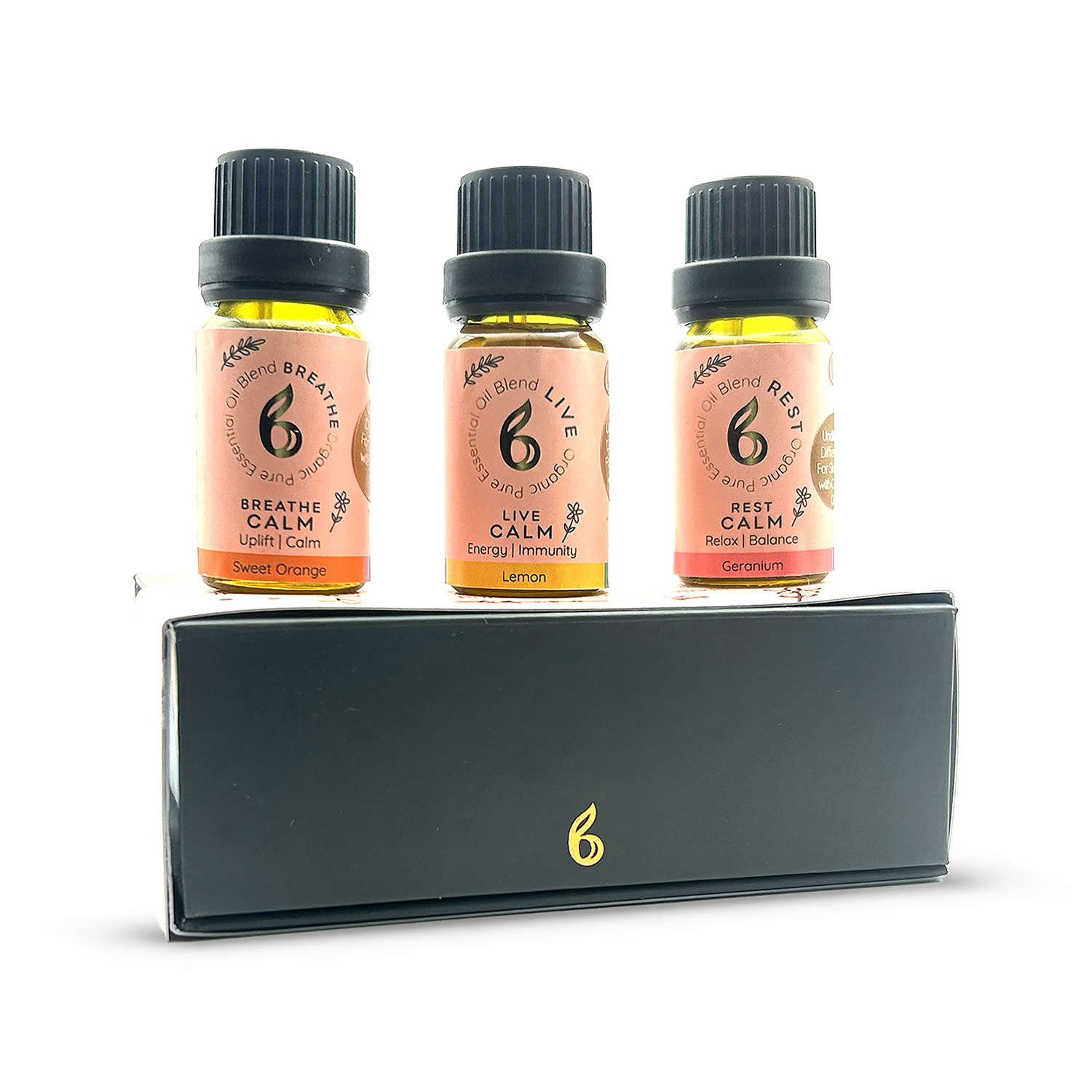 B Calm aromatherapy gift set - Stress, Energy, Sleep 3x10ml, UK version