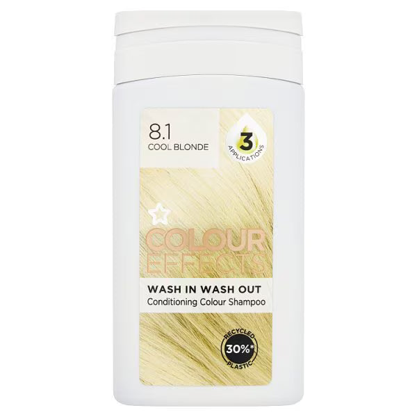 Superdrug Colour Effects Cool Blonde toner 75ml (British brand)