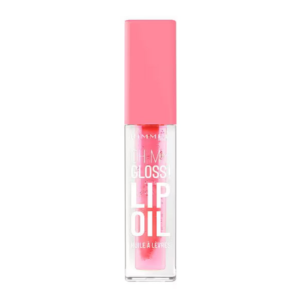 Rimmel Lip Oil 001 Pink Flush 4.5ml, imported from the UK