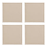 Habitat Faux leather Herringbone Placemats 4pk GOODS Sainsburys   