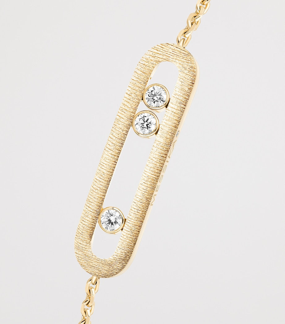 Messika Move Classique diamond bracelet 18kt yellow gold (British brand)