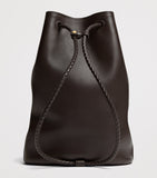 Bottega Veneta Andiamo leather backpack with gold-tone hardware (British brand)