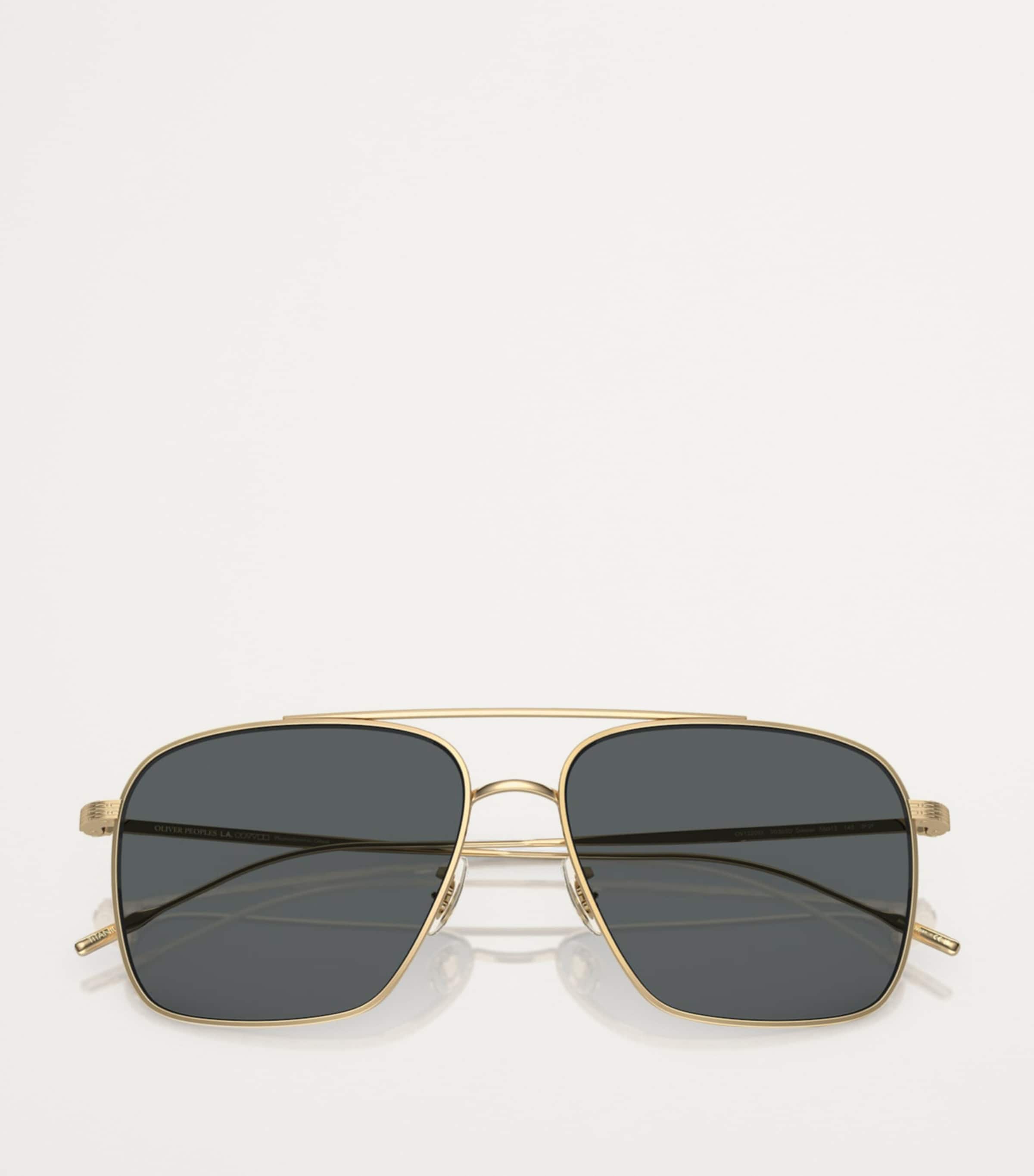 Oliver Peoples Dresner sunglasses titanium gold-tone (British brand)