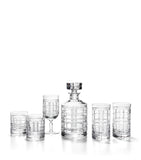 Ralph Lauren highball glasses with Hudson Plaid design, imported from the UK