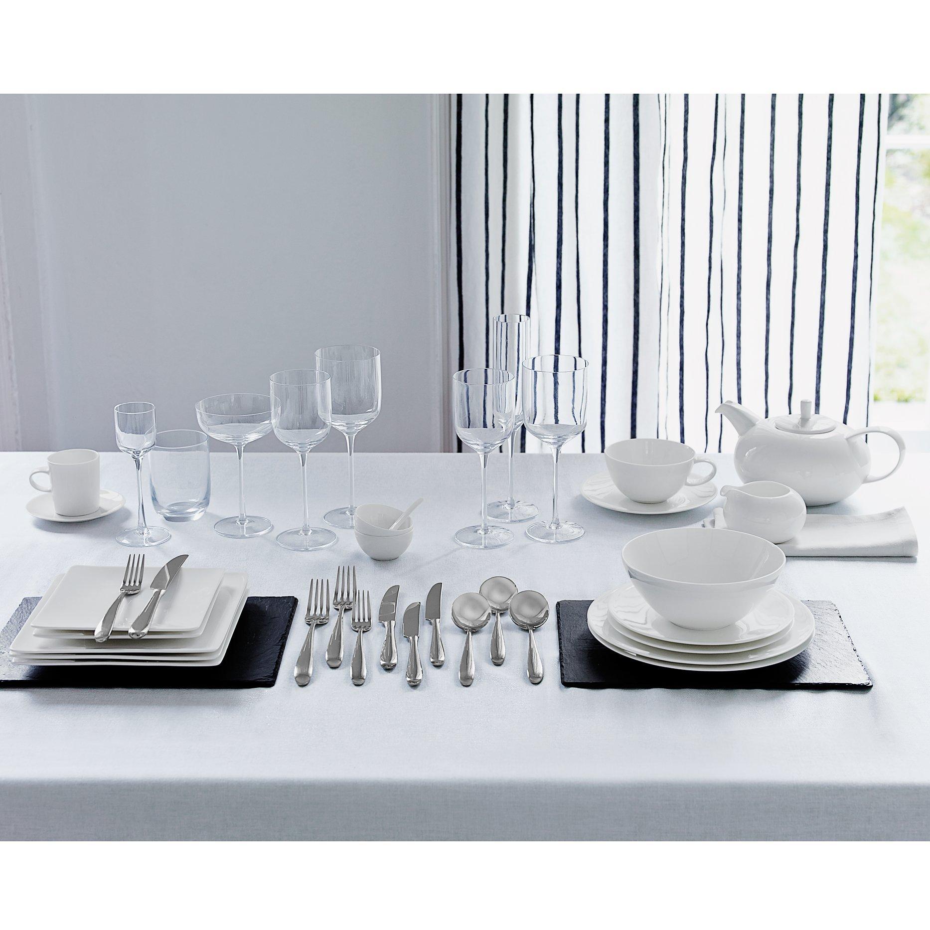 Selbrae House rectangular slate placemats set of 2 black (British brand)