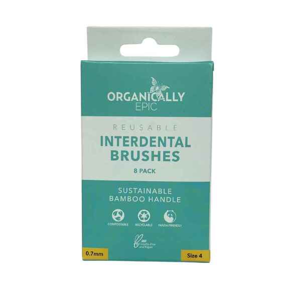 Organically Epic Bamboo Interdental Brushes - Size 4