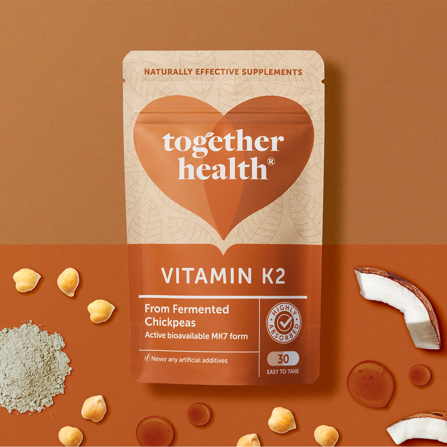 Together Health Vitamin K2 capsules 30 pack, UK version