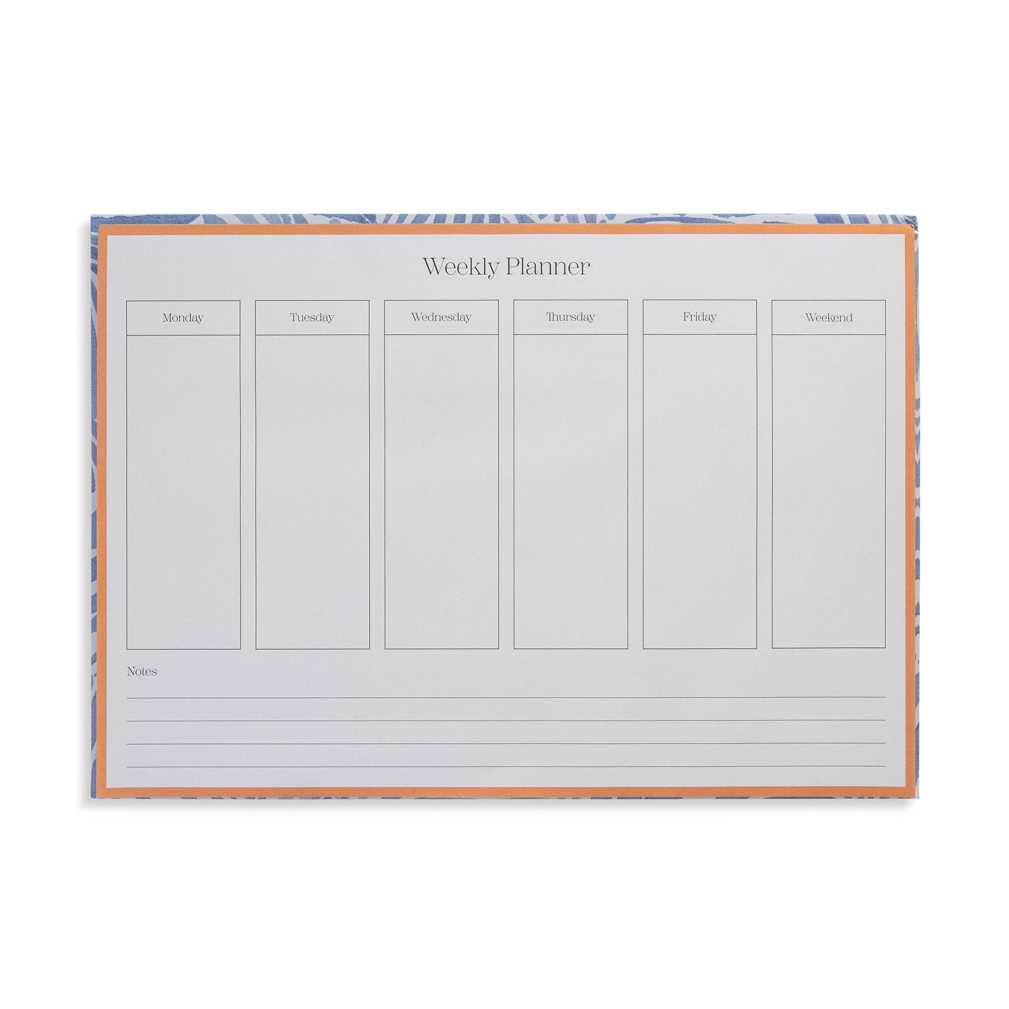 Habitat Shoreline Weekly Planner Pad GOODS Sainsburys   