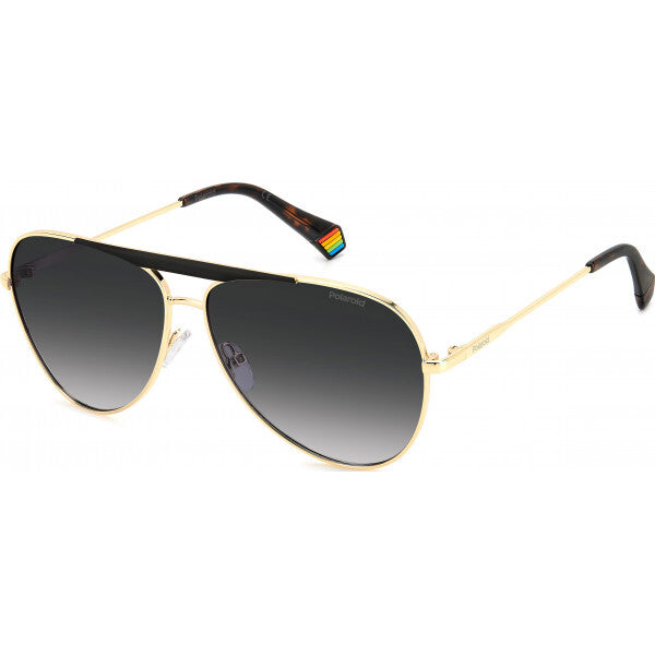 Polaroid black metal sunglasses PLD 6200 (British brand)