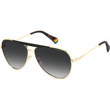 Polaroid black metal sunglasses PLD 6200 (British brand)