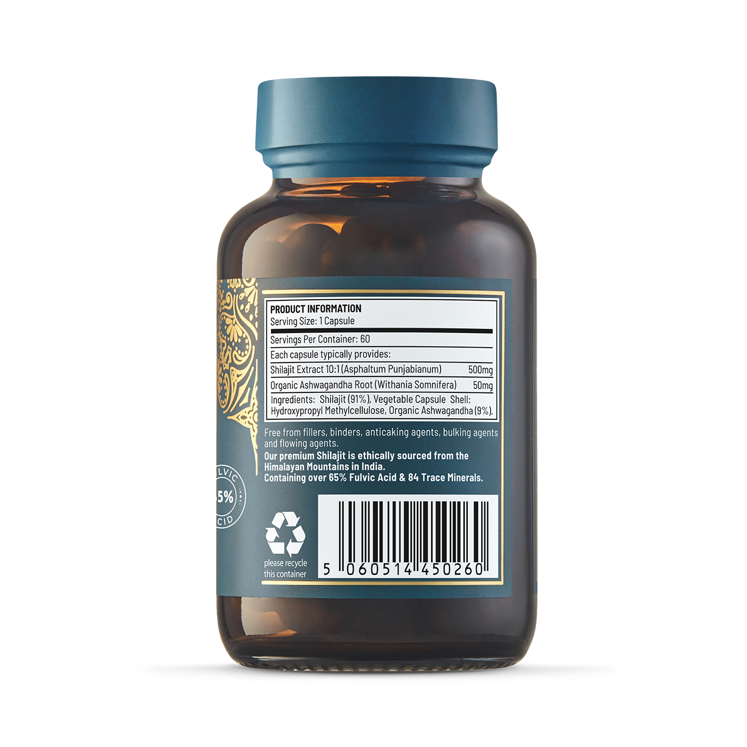 Ayurvediq Shilajit & Ashwagandha capsules 60 - British product