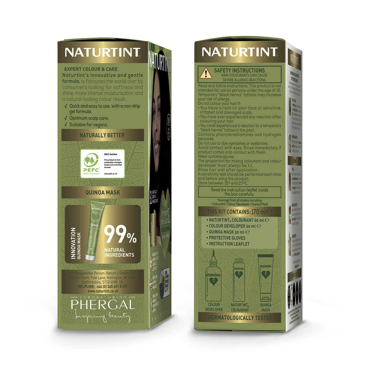 Naturtint permanent hair colour Arizona Copper, UK version