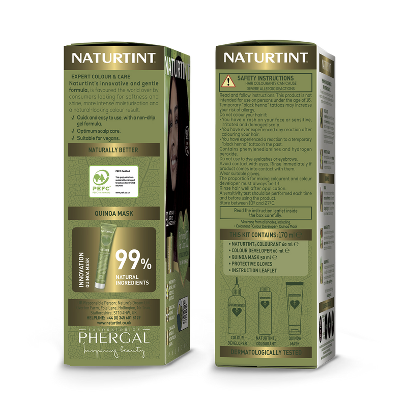 Naturtint permanent hair colour Arizona Copper, UK version
