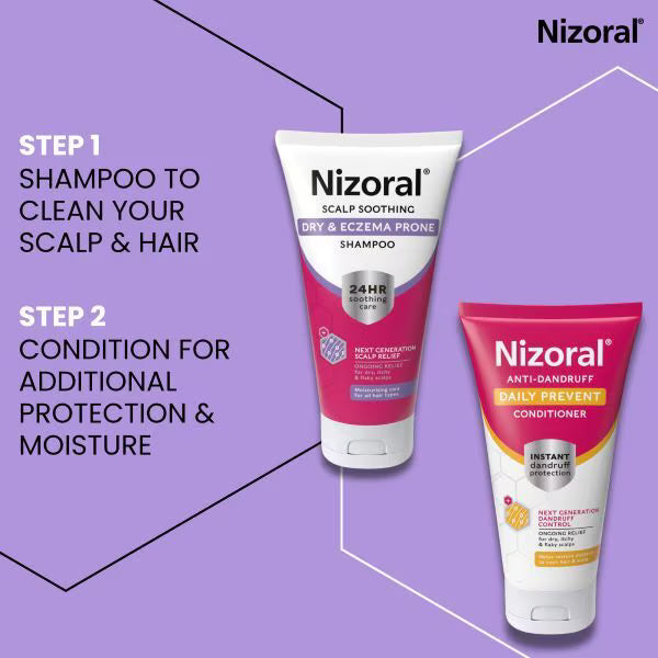 Nizoral scalp soothing eczema shampoo 200ml, imported from the UK