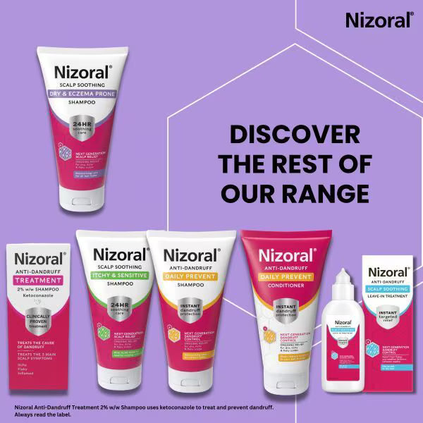Nizoral scalp soothing eczema shampoo 200ml, imported from the UK