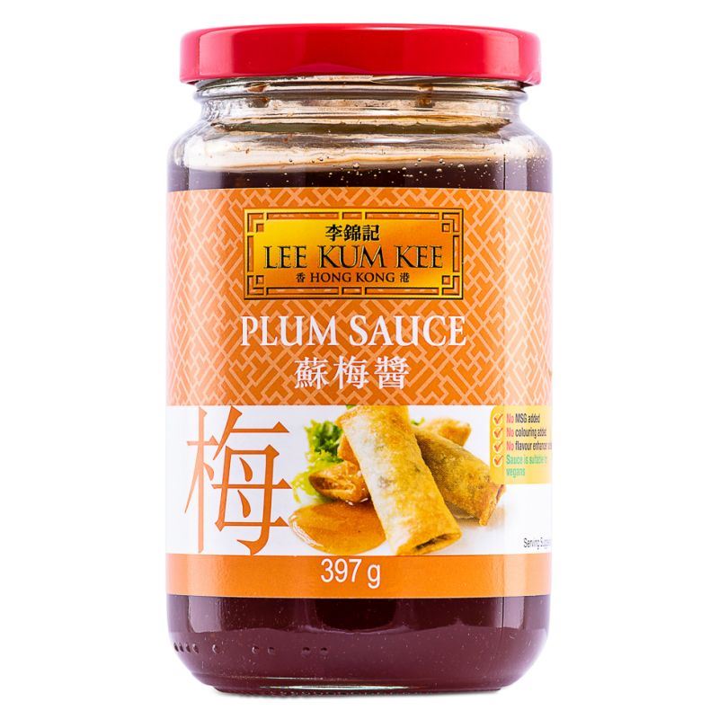 Lee Kum Kee plum sauce, sweet and tangy (British brand)