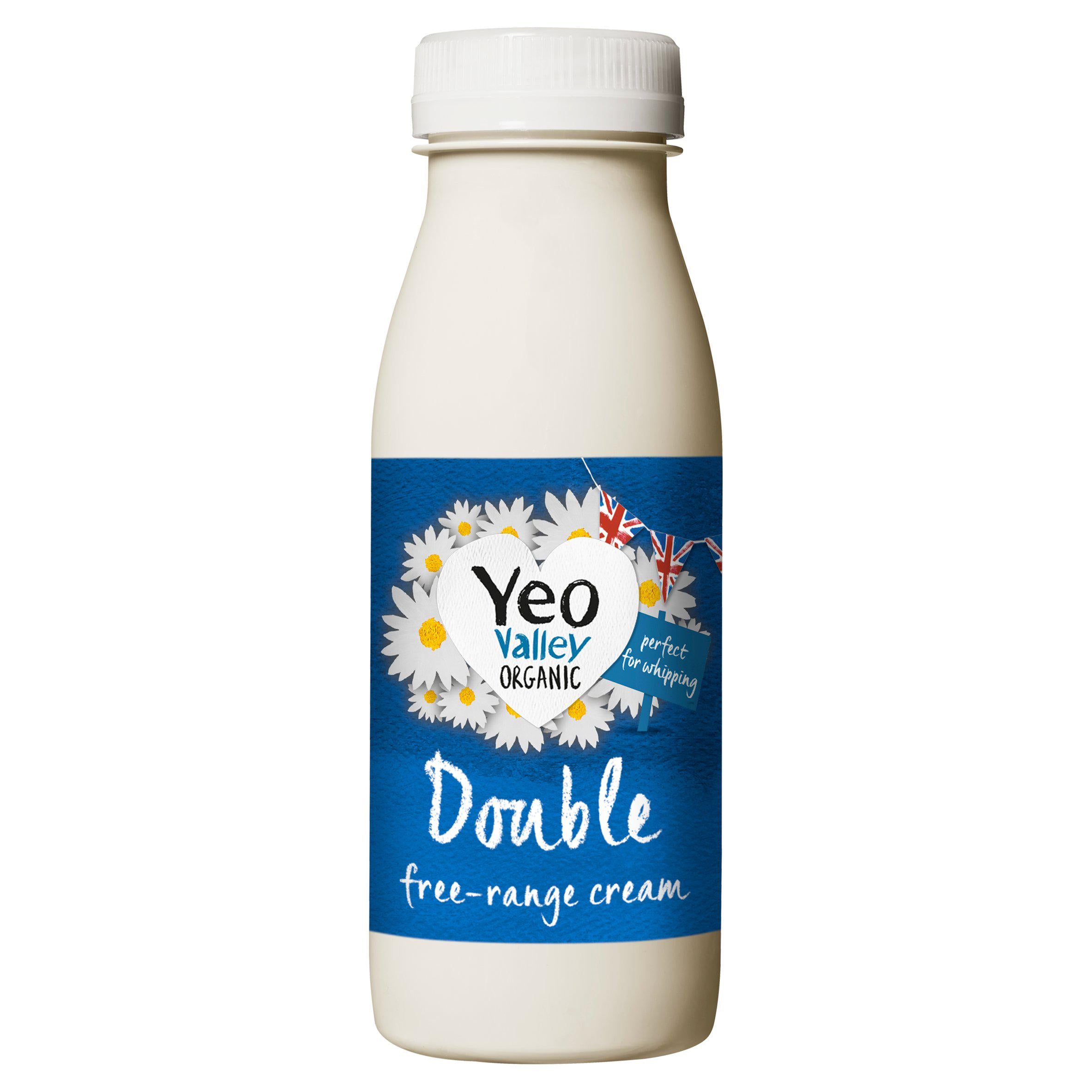 Yeo Valley Organic Double Free-Range Cream 220ml GOODS Sainsburys   