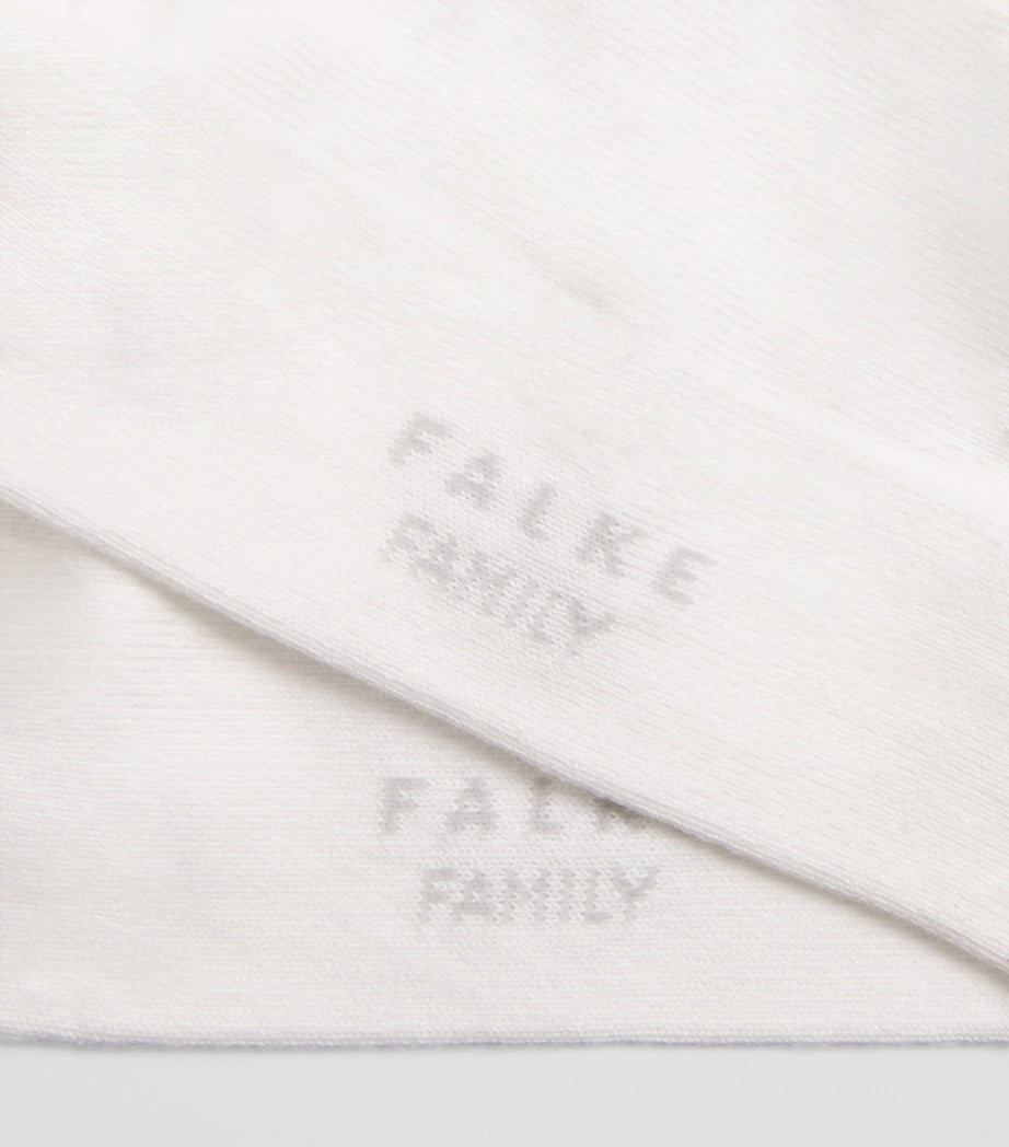 Falke Family socks in cotton blend with ribbed trim (British brand)