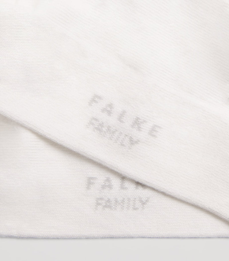 Falke Family socks in cotton blend with ribbed trim (British brand)