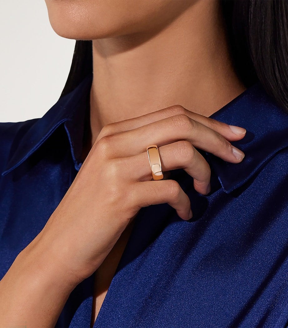 Pomellato Iconica small rose gold ring, UK version