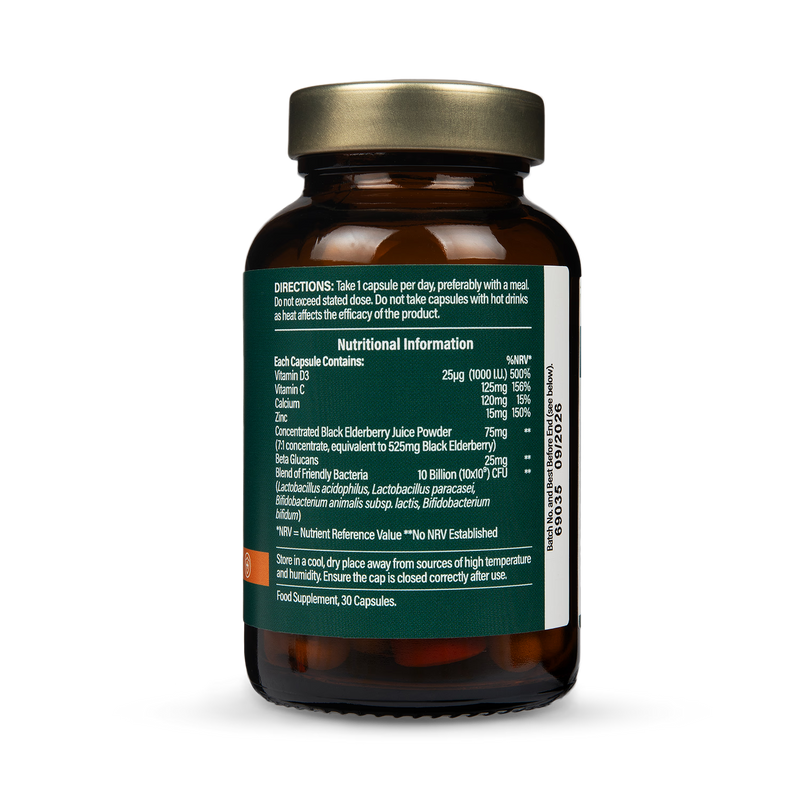 Holland & Barrett Gut Powered Immunity 30 Capsules, UK version